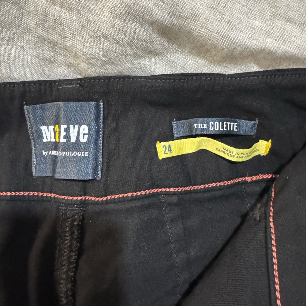 Anthropologie Black Colette Pant - Picture 3 of 4